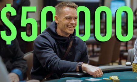Playing My 1st $50,000 Poker Tournament in Miami