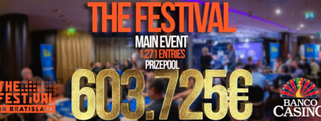 16 Players Left in The Festival Main Event – Play Continues at 14.00 CET