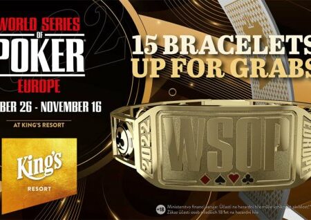 2022 World Series of Poker Europe Schedule Released