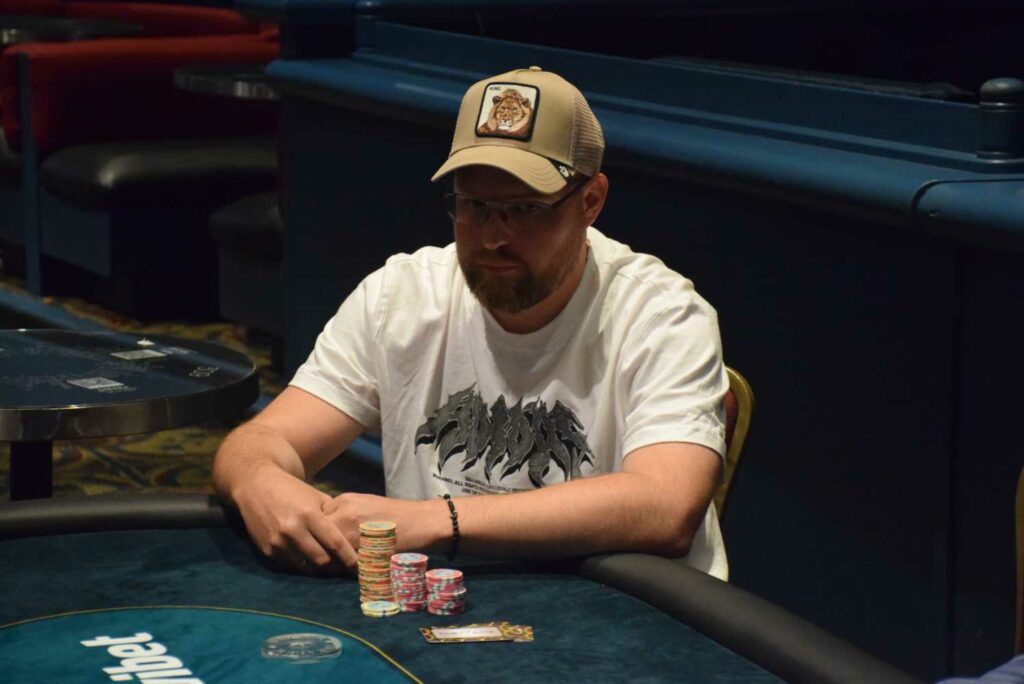 Alexey Shilov during the 2025 Greek Poker Odyssea. Photo: Pokerland