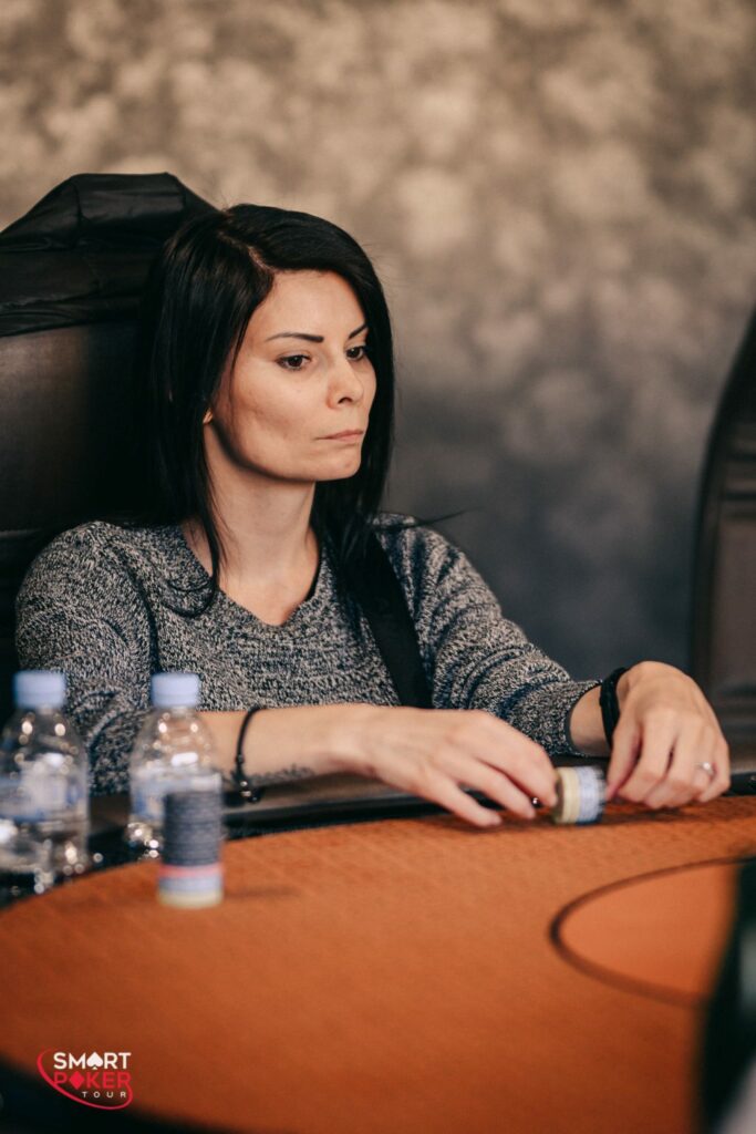 Hristina Nikolova during the Smart Poker Tour. Photo: Smart Poker Tour