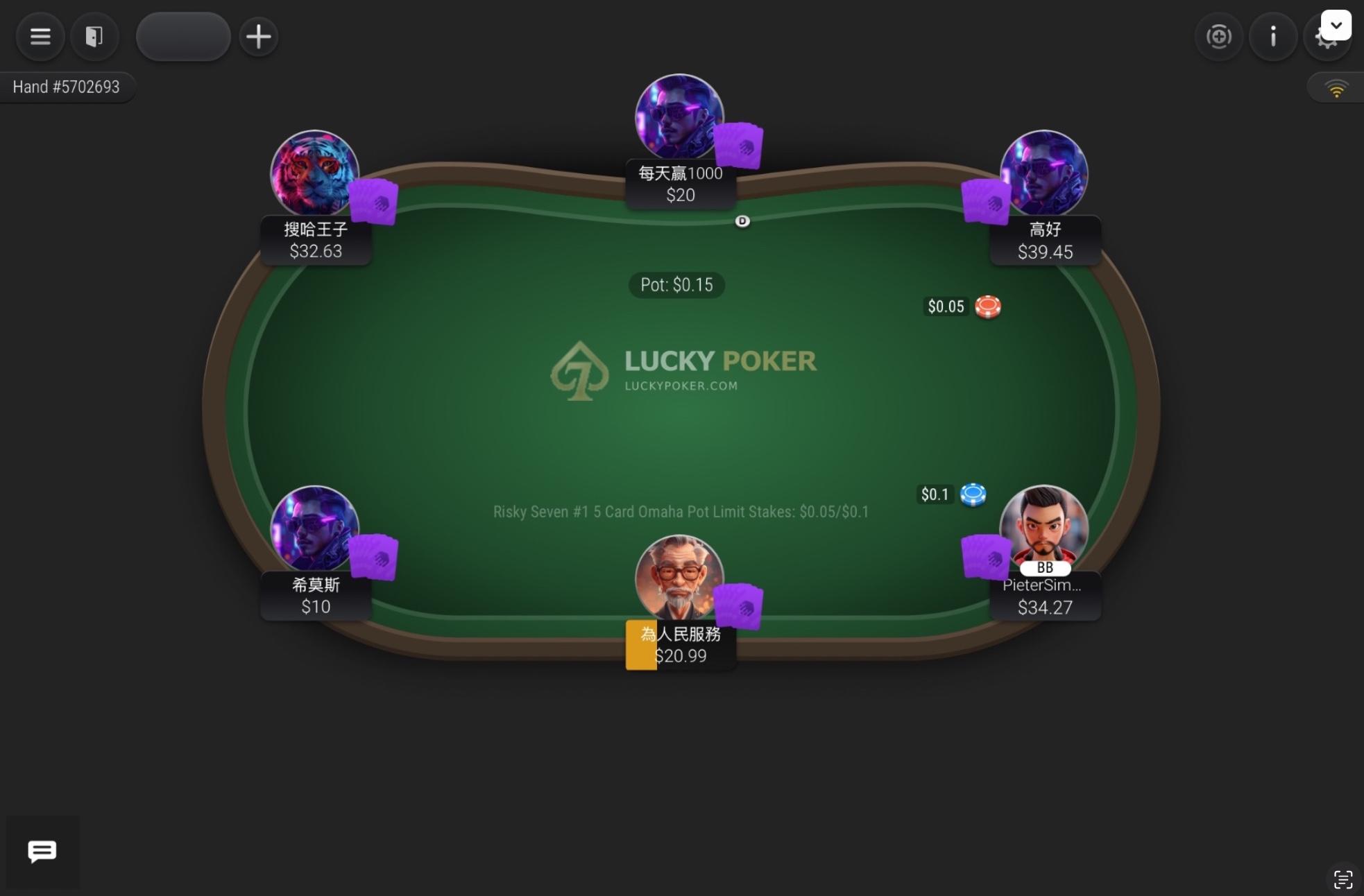 I Hate House Bots Lucky Poker Table
