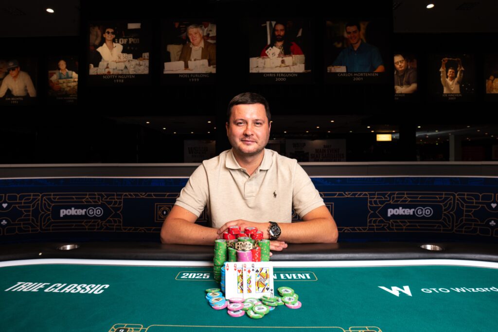 Kasparas Klezys 2025 WSOP Event #91: $1,500 6-Handed Pot-Limit Omaha Bracelet Winner
