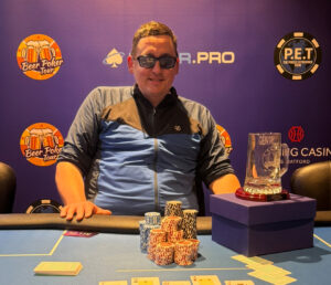 Ljubisa Nedimovic poker.pro £150 4-5-6 Card Omaha Champion at the Beer Poker Tour London