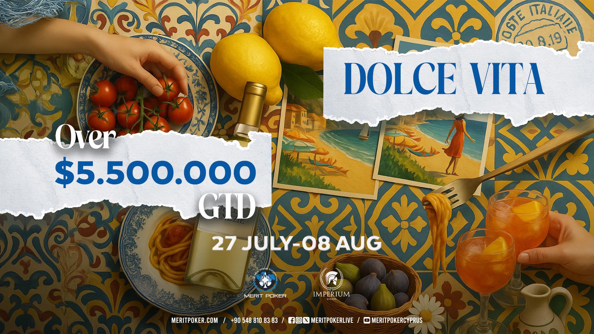 Merit Poker Dolce Vita 2025 Banner