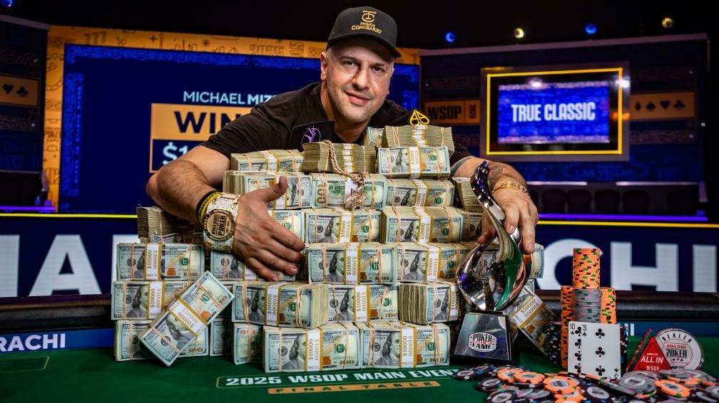 Michael Mizrachi 2025 WSOP Main Event Bracelet Winner