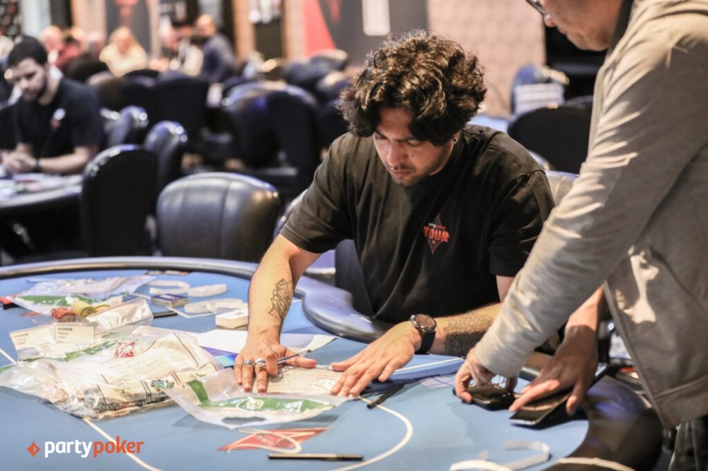 2025 PartyPoker Tour UK London £150 Mini Main Event Day 1c
