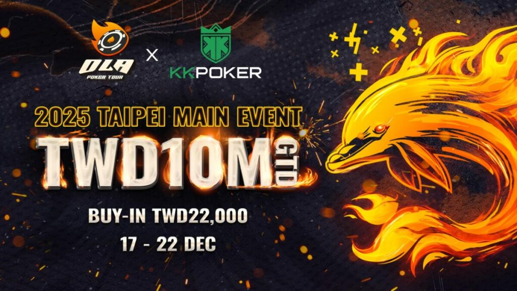 2025 Ola Poker Tour Taipei Banner