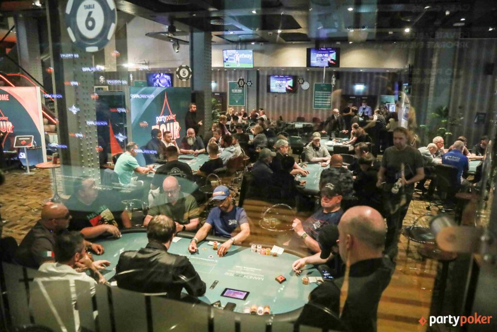 Immense action during the 2025 PartyPoker Tour Manchester. Photo: PartyPoker