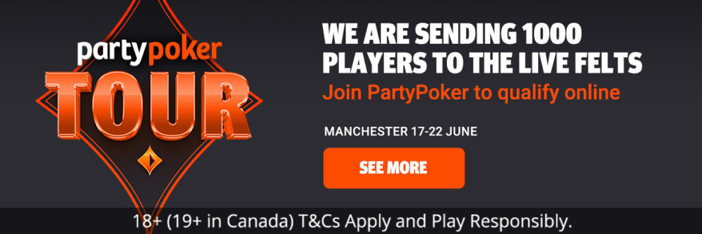 PartyPoker Tour Manchester 2025 sending 1000 players to the live felts