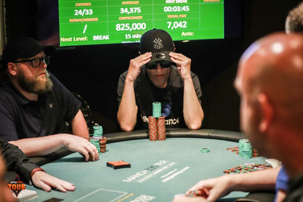 Chung Wong during the 2025 PartyPoker Tour Manchester. Photo: PartyPoker