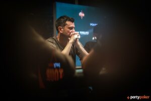 Action during Day 1a of the £150 Mini Main Event during the 2025 PartyPoker Tour Manchester. Photo: PartyPoker