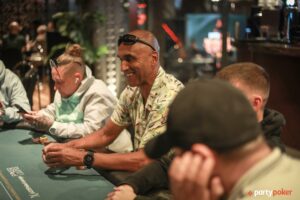 Action during Day 1a of the £150 Mini Main Event during the 2025 PartyPoker Tour Manchester. Photo: PartyPoker
