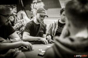 Action during Day 1a of the £150 Mini Main Event during the 2025 PartyPoker Tour Manchester. Photo: PartyPoker