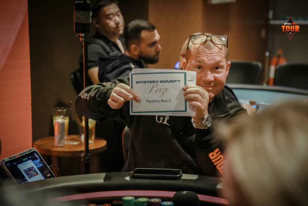 Glenn Brown during the 2025 PartyPoker Tour Manchester. Photo: PartyPoker