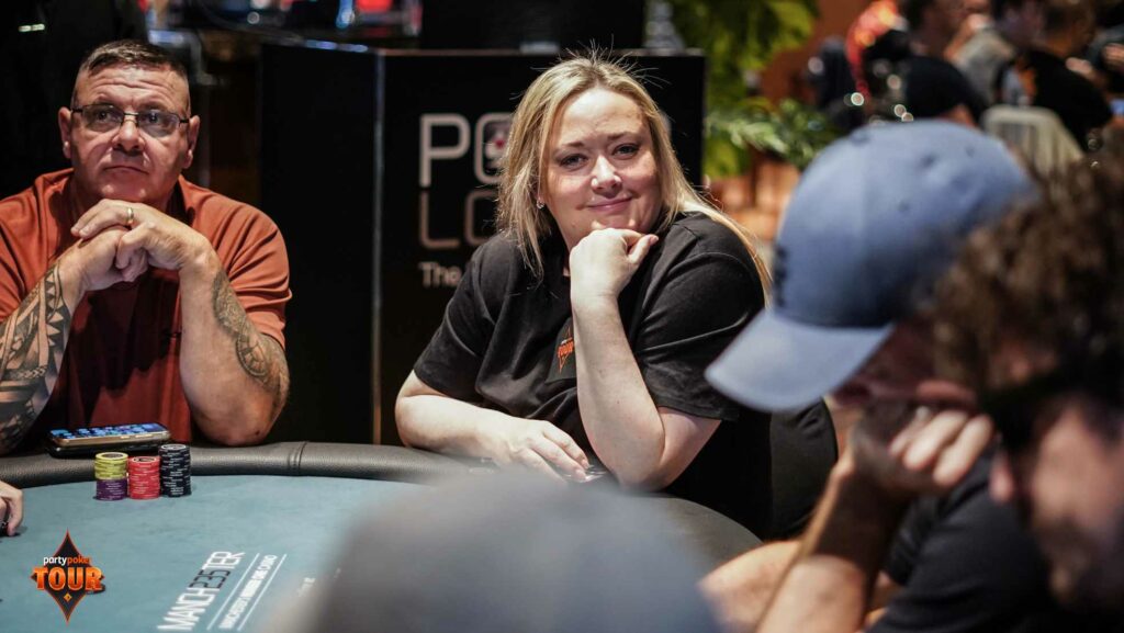 Natalie Bromley during the 2025 PartyPoker Tour Manchester. Photo: PartyPoker