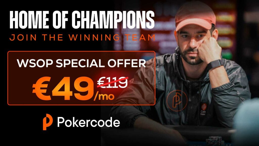 Pokercode WSOP Special Offer, Home of the Champions