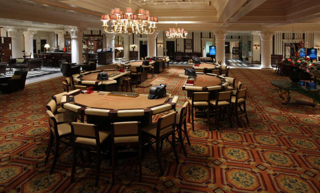 The Regency Casino Thessaloniki poker room.