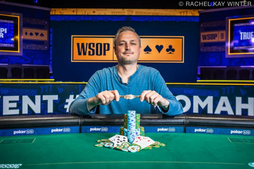 Ryan Bambrick 2025 WSOP Event #9: $10,000 Omaha Hi-Lo 8 or Better Championship Winner