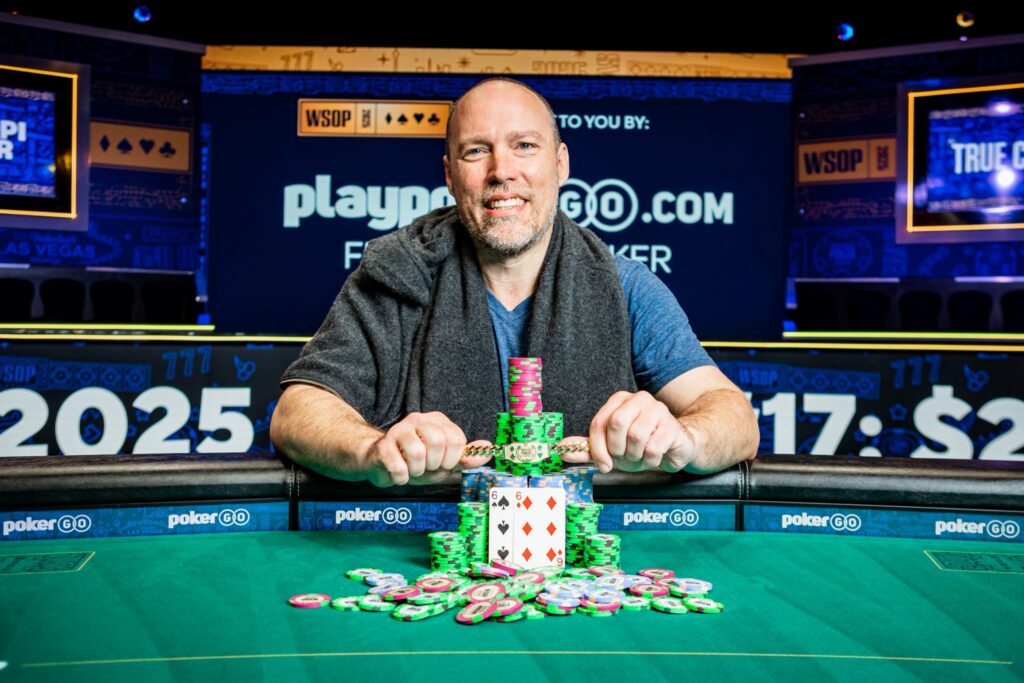 2025 WSOP Scott Bohlman Winner of Event #17: $2,000 No-Limit Holdem