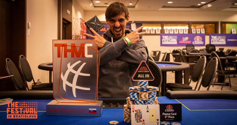 Mitja Rudolf won the THMC Event during the 2023 Festival Bratislava.