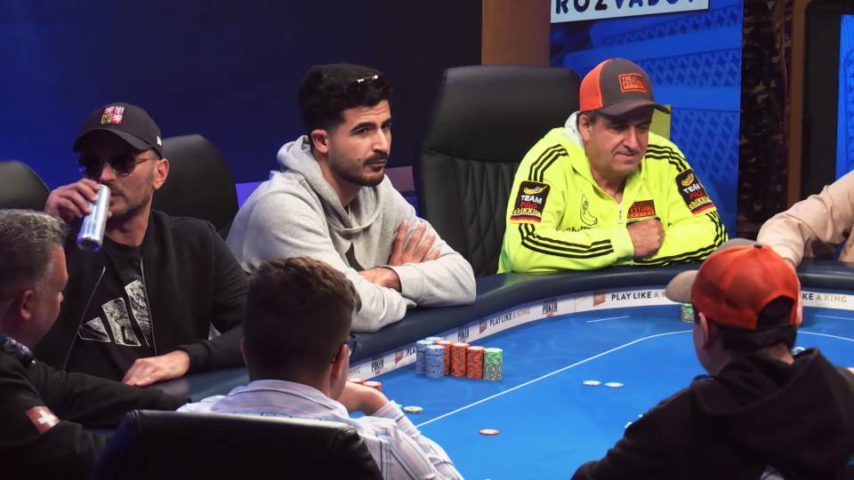 Helman Volkats during the €2/€2 PLO Cash Game Challenge