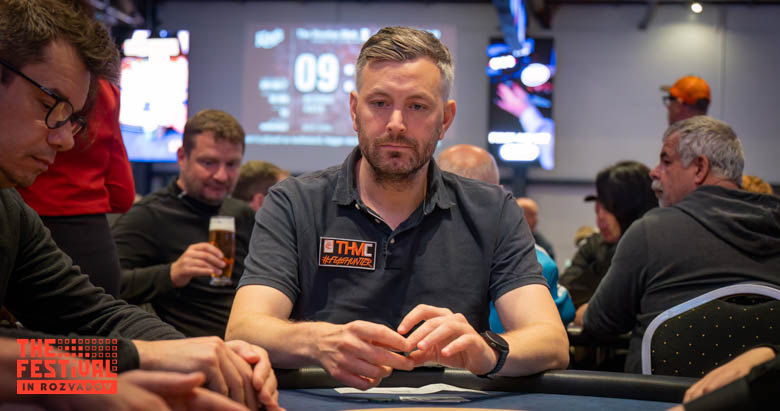 Head of Partnerships at The Hendon Mob, Roland Boothby, was one of the players in the €1/€2 Cash Game Challenge. Photo: Mairo Toom