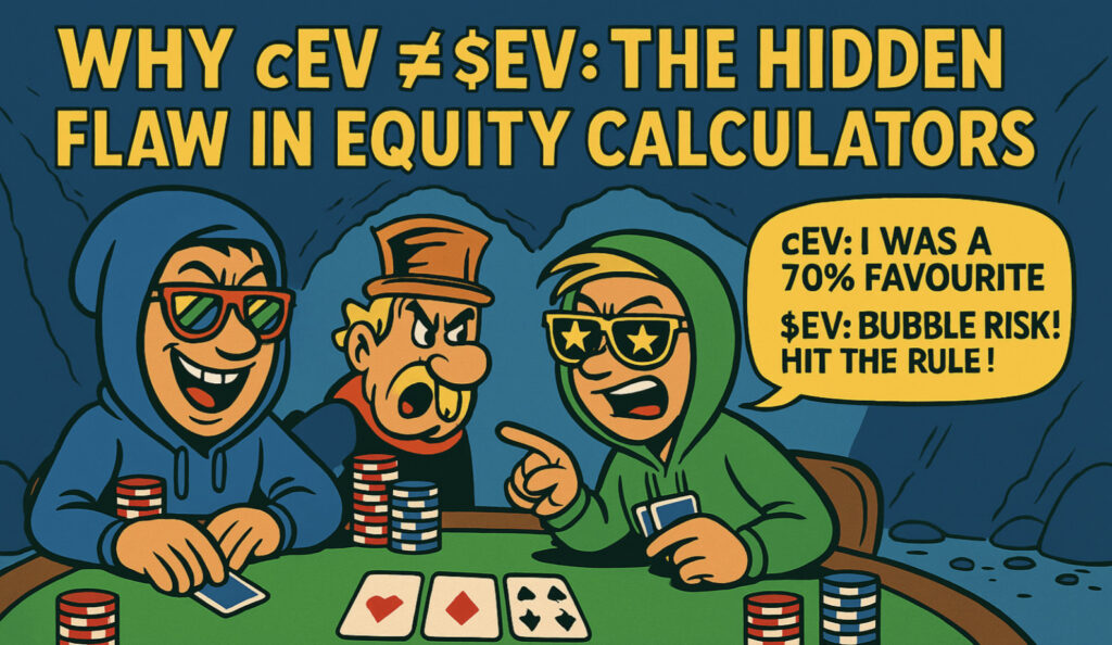 Why cEV ≠ $EV: The Hidden Flaw in Equity Calculators Poker Strategy