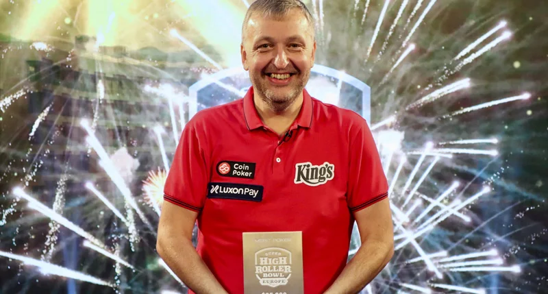 Tony G Wins Super High Roller Bowl Europe $25,000 Short Deck Poker Tournament