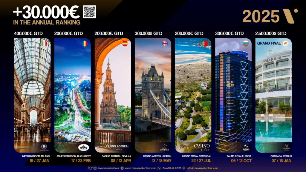 Vamos Poker Tour 2025 banner