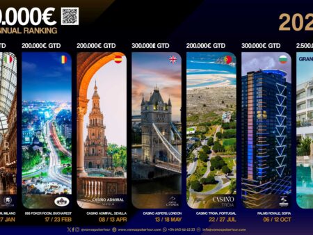 Vamos Poker Tour Heads to Bulgaria for VPT Sofia 2025 with €300K Guaranteed