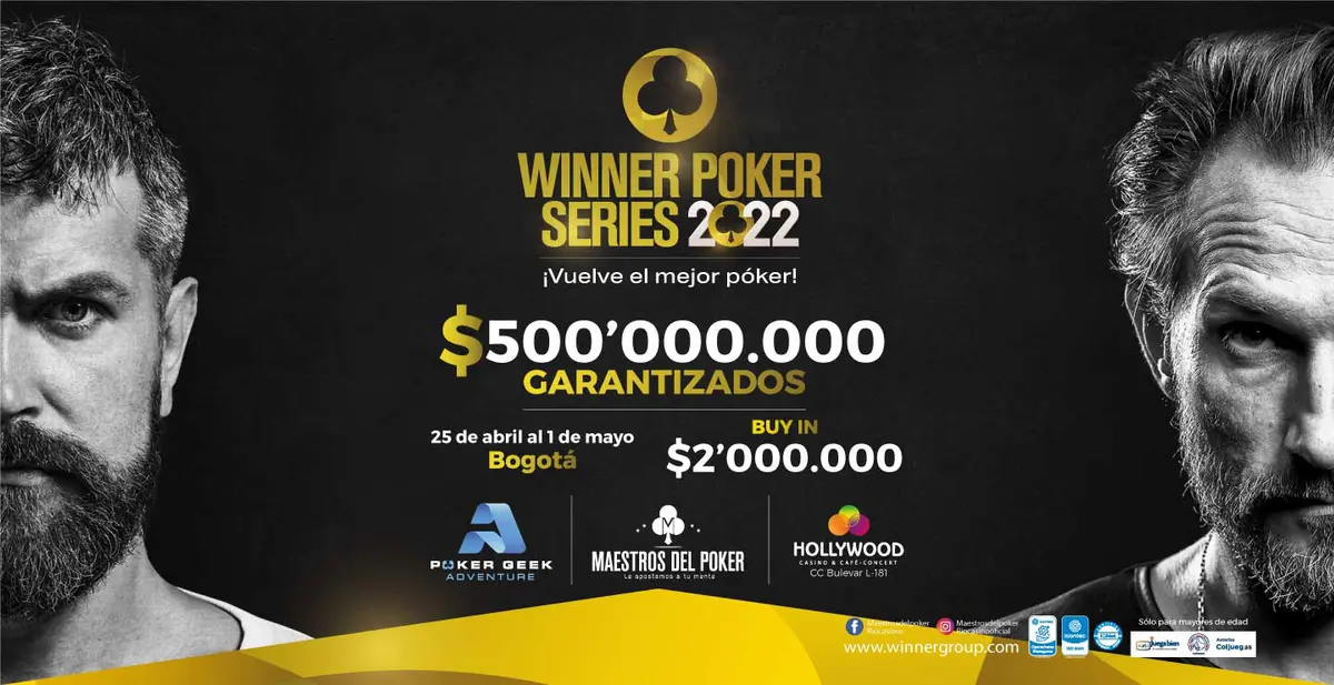The Winner Poker Series 2022 Returns to Colombia With $150.000 Guaranteed