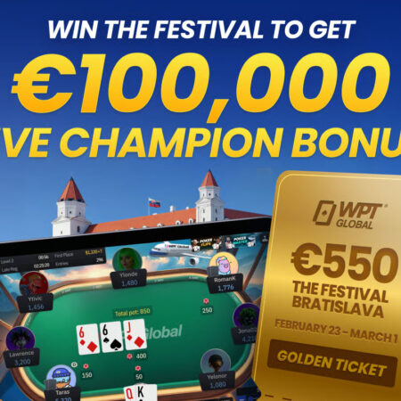 Win €100K Extra at The Festival Series Bratislava at WPT Global via poker.pro