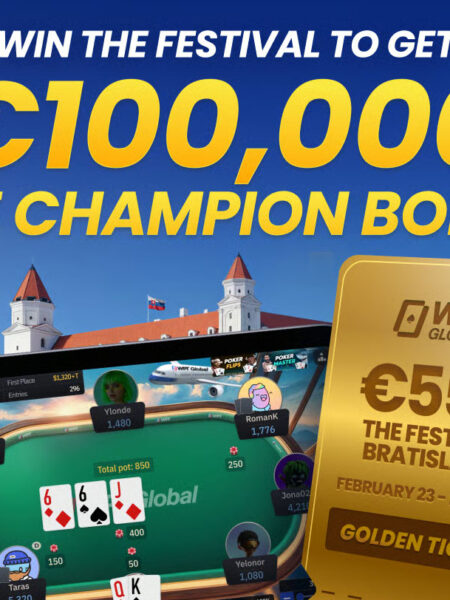 Win €100K Extra at The Festival Series Bratislava at WPT Global via poker.pro