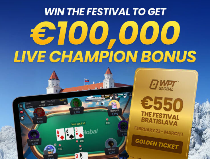 Win €100K Extra at The Festival Series Bratislava at WPT Global via poker.pro