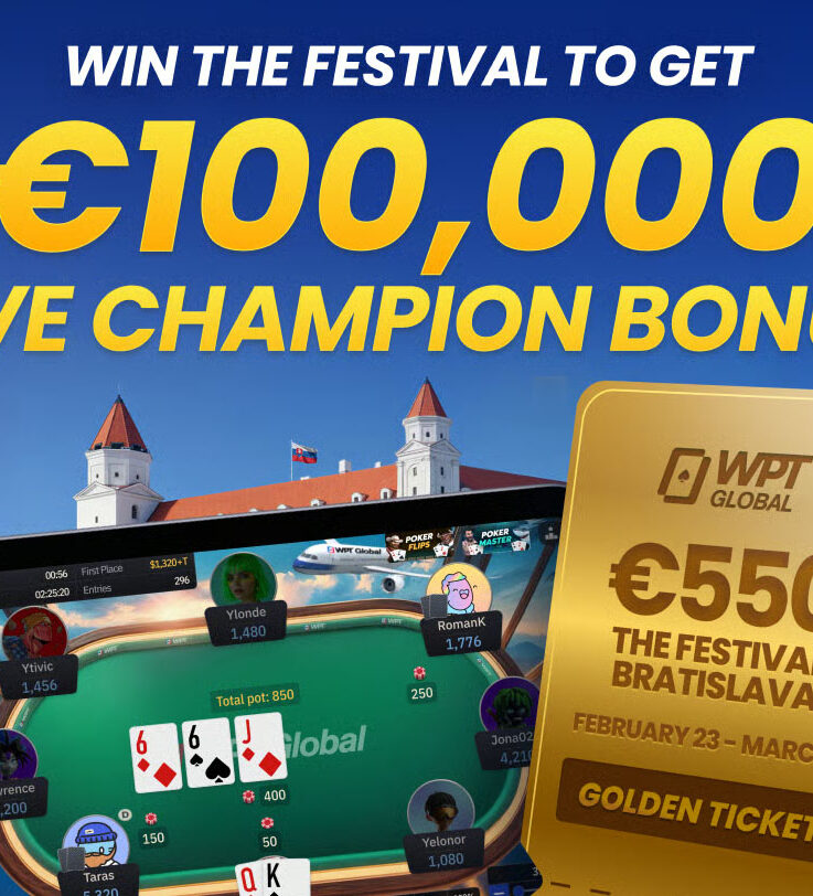 Win €100K Extra at The Festival Series Bratislava at WPT Global via poker.pro