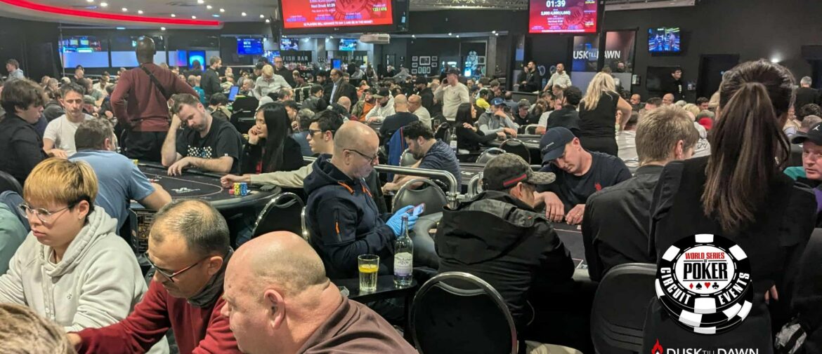 2025 WSOP Circuit Nottingham Day 2: Damoulis and Smith Chasing Record-breaking Mini Main Event Title