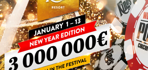 King’s Resort to Kick Off 2026 with 12 WSOP Circuit Ring Events in Rozvadov