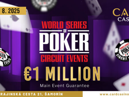 WSOP Circuit Hits Slovakia for the First Time with €3.8M Guarantees